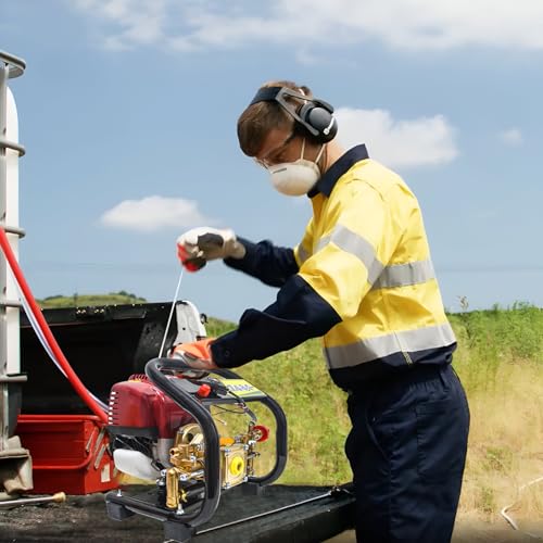 Image of OEM Portable Power Pressure Sprayer Pump with 4 Stroke Advanced Technology Petrol Engine, Spray Gun, 15 Meter Hose Pipe for Pesticides, Agriculture Use, Gardening - GX-35