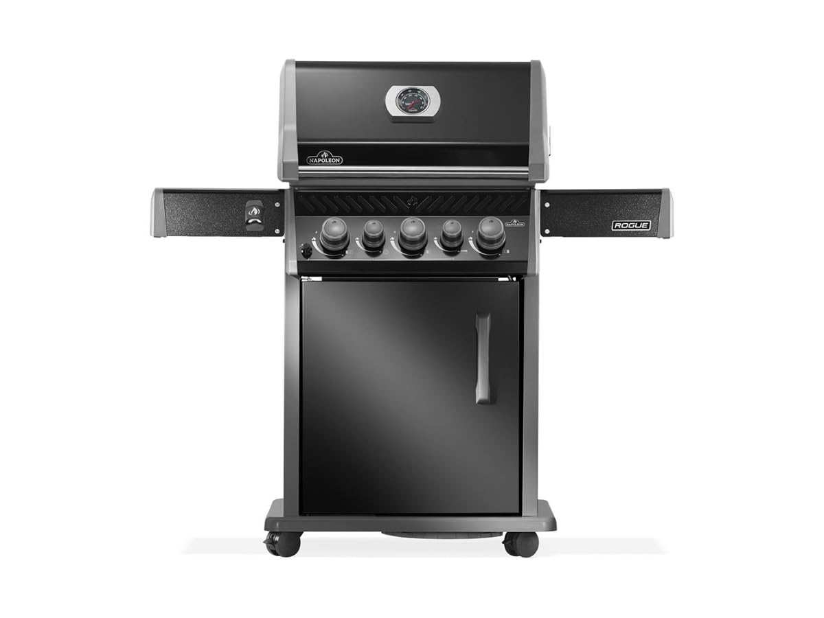 Napoleon Barbecue à gaz Rogue 425 RB 3 brûleurs + 1 réchaud latéral + 1 brûleur rôtissoire