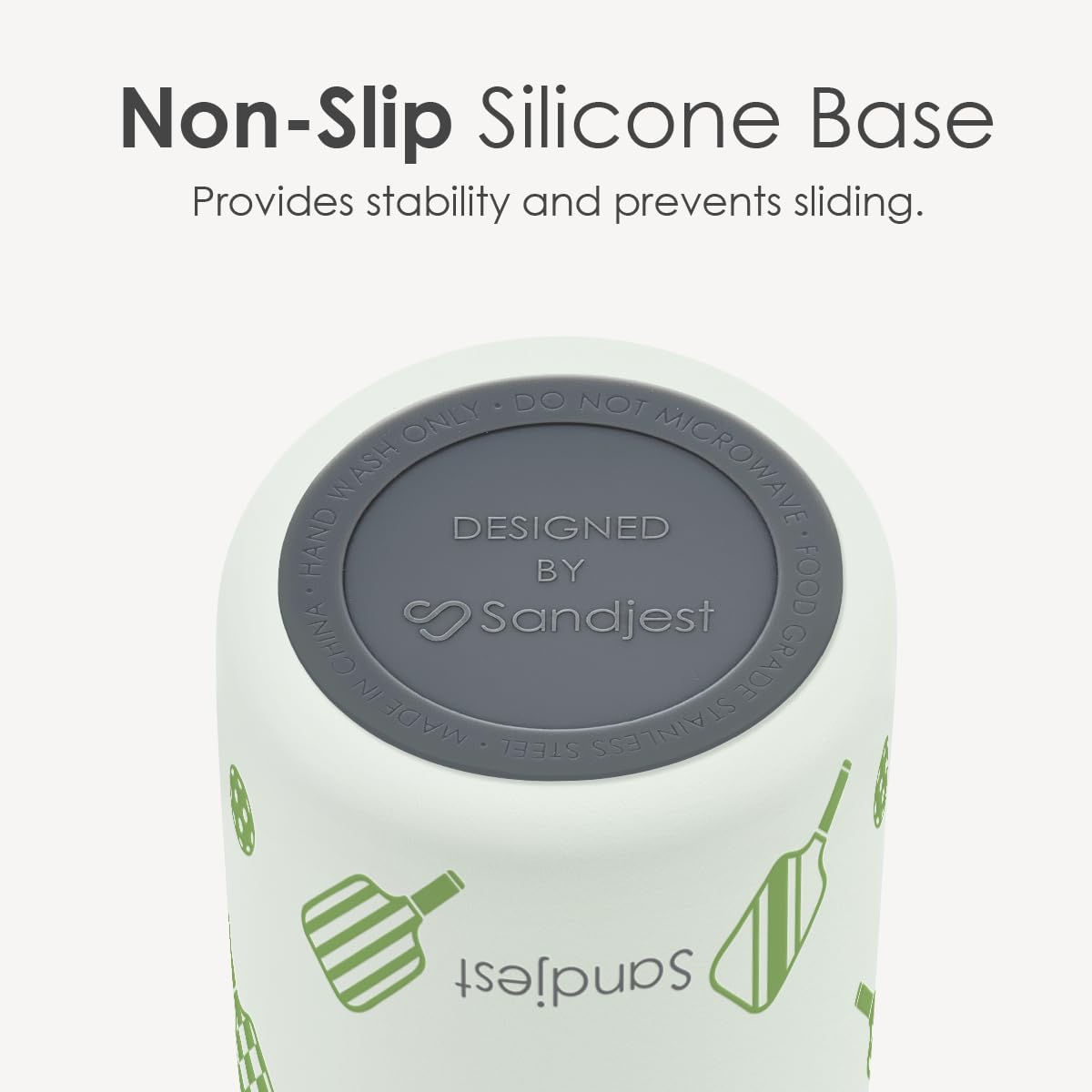 Pickleball Insulated Stainless Steel Water Bottle with Straw for Sports and Travel, 32oz, Gifts for Pickleball Lover Women Girls Friends Teens Birthday Christmas - Image 4