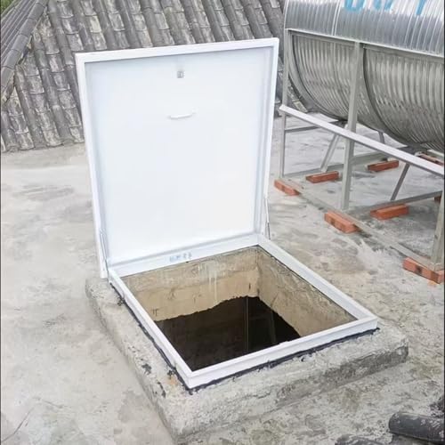 Trappe d'entretien extérieure durable en métal blanc haut de gamme - 2