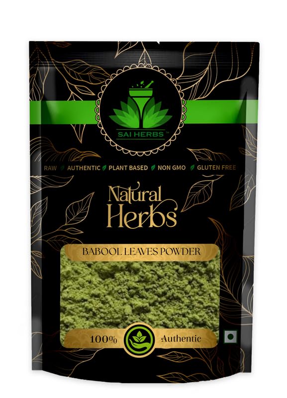 SAI HERBS Babool Leaves Powder - Barg-e-Babool Powder - Pure & Natural (100 Grams) (B0C8KY13R1) Amazon Price History, Amazon Price Tracker