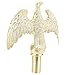 OFFSCH Outdoor Flagpole Head Eagle Head Card Head Flag Pole for Outside House Deco Outdoor Flag Pole Eagle Finial Topper Eagle Flag Topper Gold Flag Pole Eagle Topper Yard Flag Head