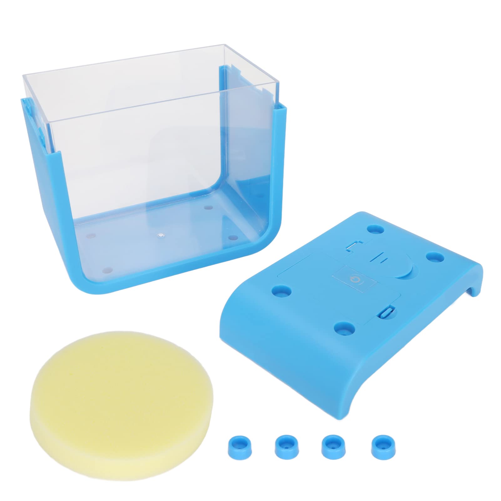 Qcwwy Tanque de Peces de Acuario, Pecera Desmontable Betta Mini Pecera Fácil de Operar LED Luz Nocturna Contenedor de Peces para Acuario Plantas de Interior Pecera Betta para
