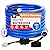 XPORTION 30FT(10-50FT) Heated Drinking Water Hose, -50°F-46°C Heated Water Hose for RV with Leakage Protection for 5/8" Inner, Self-Regulating Hose Water Heater with 3/4" NH Fittings for RV & Garden