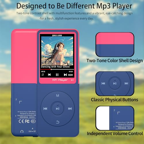 CONODO 32GB Bluetooth 5 3 MP3 Player Portable Music Player - image 3
