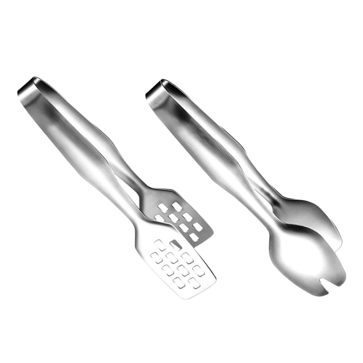 4 pezzi Picnic Home Barbecue Cottura del pane Dolci Lanciare Gadget nuziali Sfregamenti Bistecca di manzo Pizza Blocco Heat- Fish Verdura Metallo Biscotto Bistecca Morsetti Scald Locking Salads ( Co