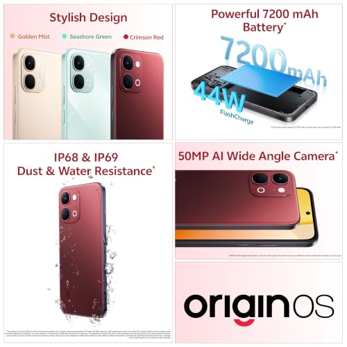 vivo Store vivo Y31t 5G 4GB RAM 128GB Storage Crimson Red - Image 3