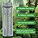 Holdly Precise Rain Gauge with Mounting Bracket, Outdoor Rain Gauge Accurate to 1/100th of an Inch, Made of UV and Heat Resistant Polycarbonate Material for All Weather Conditions