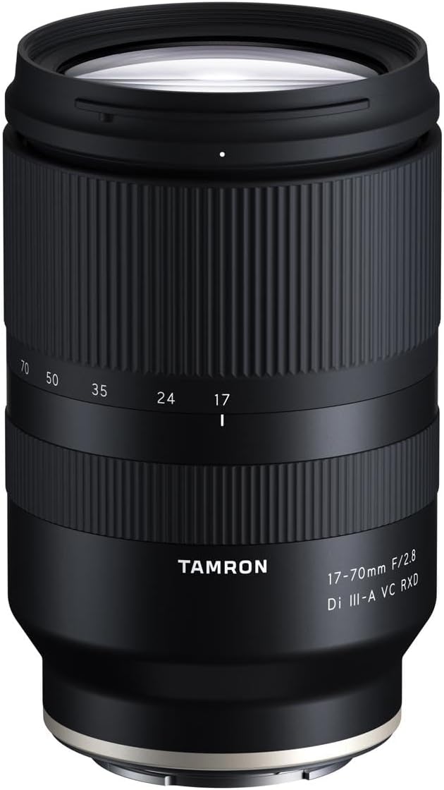 Tamron 17–70mm f/2.8 Di III-A VC RXD Lens for Sony E APS-C Mirrorless Cameras, Bundle with 67mm Filter Kit, Cleaning Kit, Mac Software, Lens Cleaner, Lens Pouch & Cap Tether
