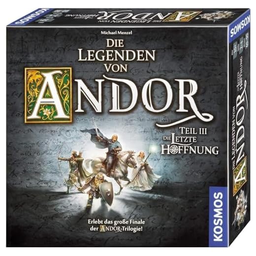 Kosmos 692803 - Die Legenden von Andor - Teil III Die letzte Hoffnung, Fantasy-Brettspiel ab 10 Jahre, das große Finale der Andor-Trilogie, eigenständiges Spiel