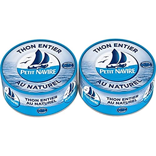 Petit navire thon naturel albacore boîtes 2x - vue 2