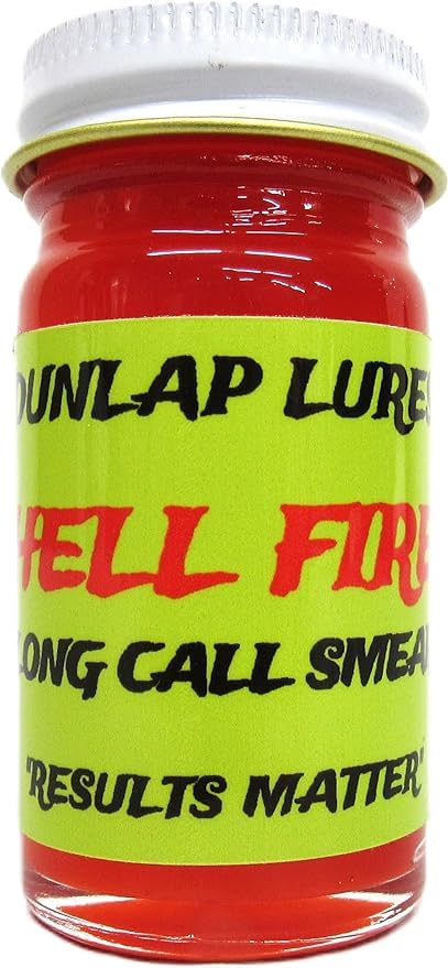 Dunlap's Hellfire Long Call Smear Lure, red