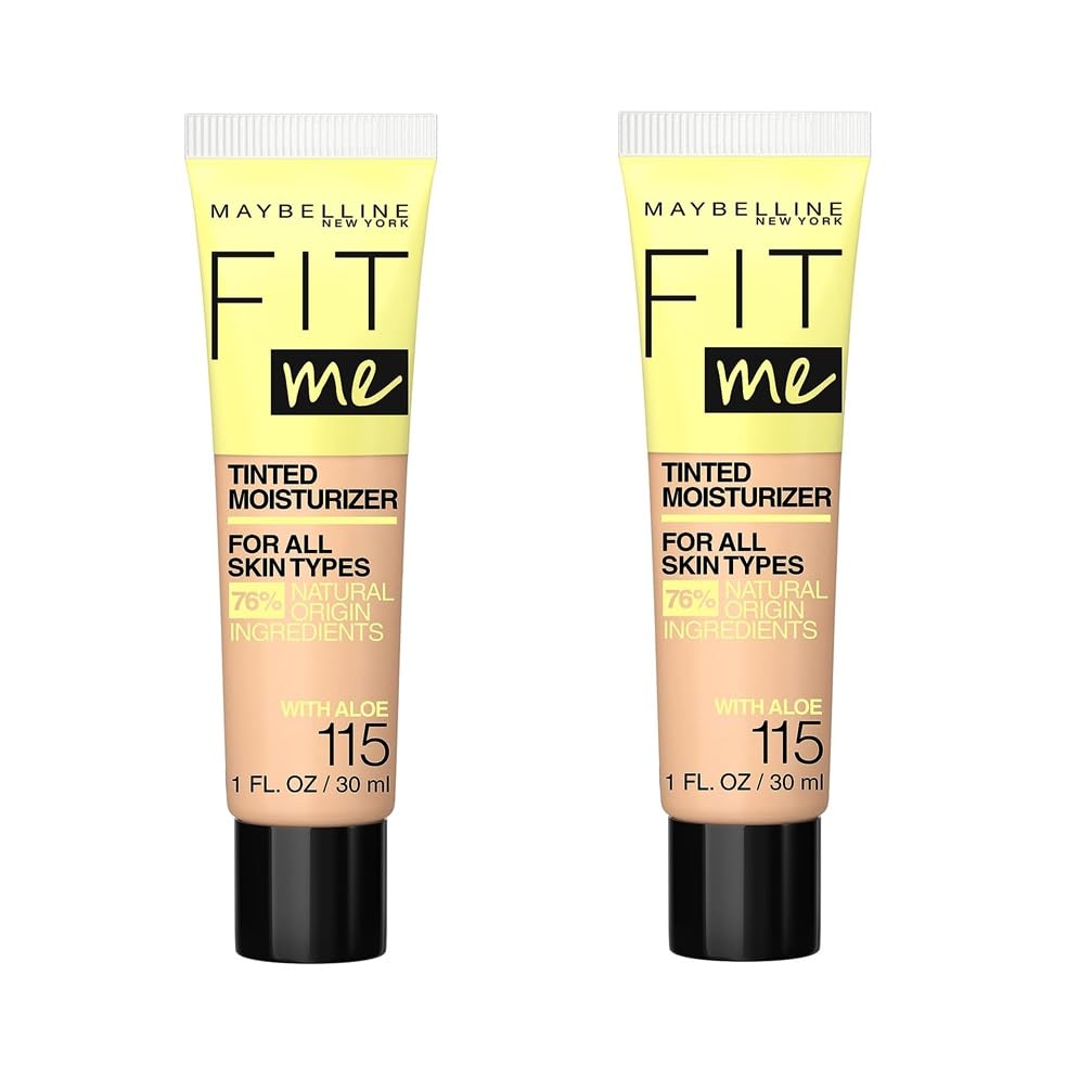 Maybelline New York Pack of 2 Fit Me Tinted Moisturizer 115