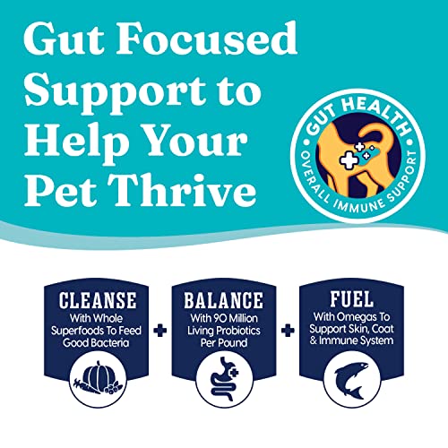 Solid Gold Leaping Waters - Dry Dog Food For Sensitive Stomach - Grain & Gluten Free - With Salmon & Vegetables - Digestive Probiotics For Gut Health - Omega, Superfood & Antioxidant Support For Dogs #TOP4