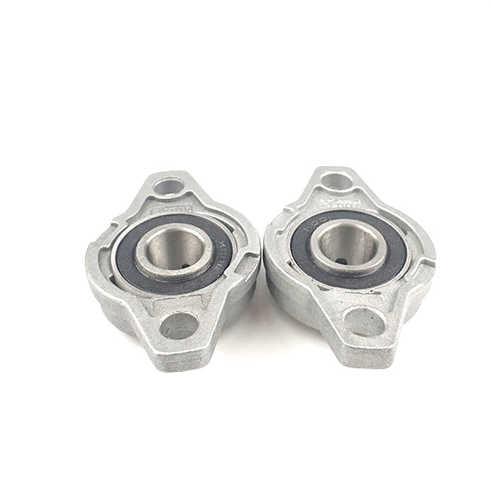 MIELEU Mounted Bearing 2 Pezzi KFL005 Cuscinetto autoallineante con alloggiamento in ghisa Montato da 25 mm for Ball Bearing Skate Bearings
