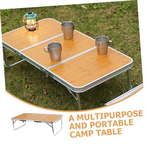 Table de camping pliante HEMOTON pour pique-nique stable sans bascule