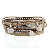 GelConnie Wrap Leather Bracelets for...