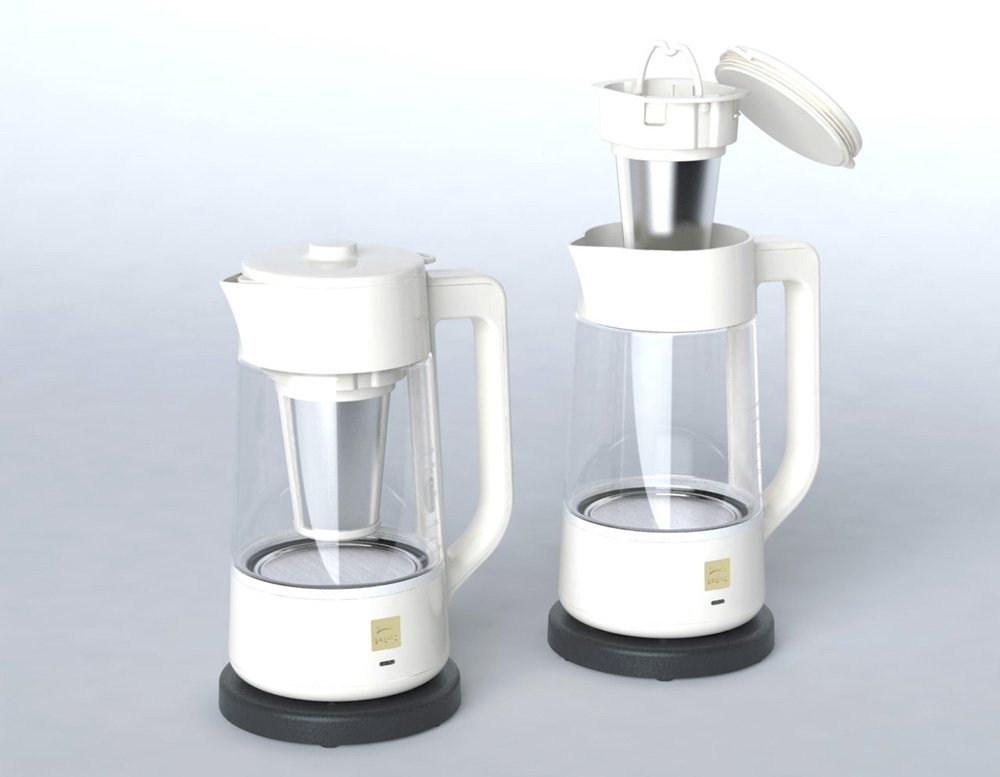 Amazon | BRUNO シンプルな卓上ケトル。 コンパクトケトル ネイビー