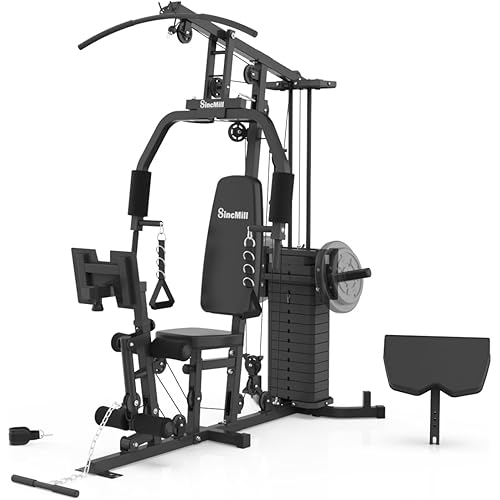 Home Gym SCM-1148L 148LB Multifunctional Full Body Home Gym Equipment for Home Workout Equipment Exercise Equipment Fitness Equipment SincMill
