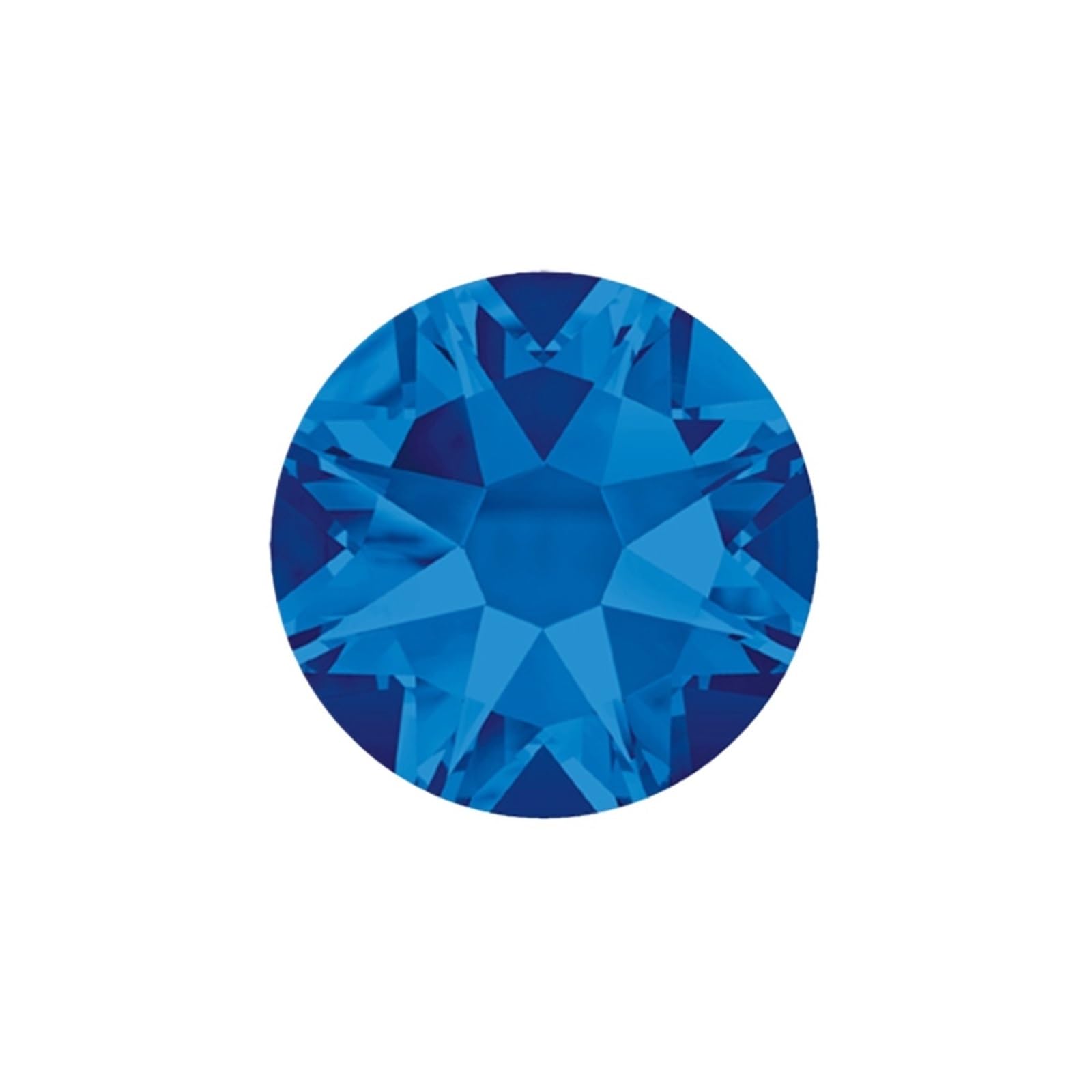 Hotfix Strass Strass fai da te senza hotfix, strass adesivi for unghie, a fondo piatto for decorazioni nail art(Capri Blue,SS20 1440Pcs)