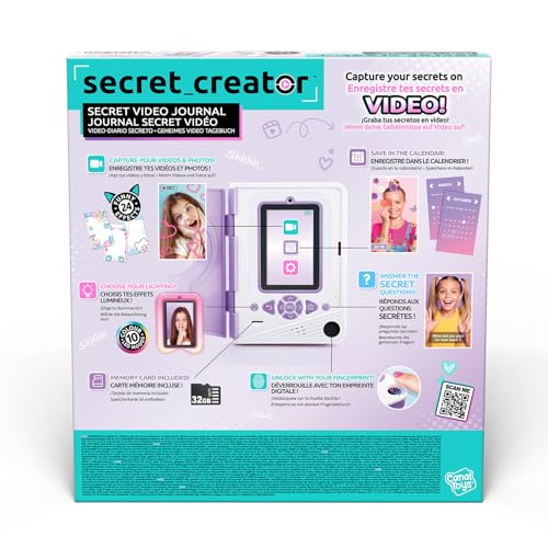 Journal secret vidéo pour protéger ses souvenirs des regards indiscrets avec empreinte - 4