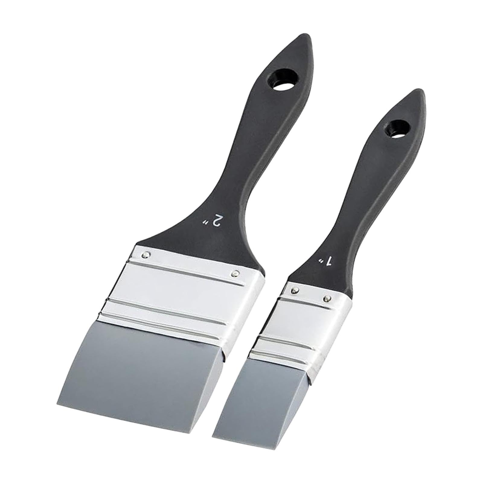 Silicone Paint Brushes Reusable Classroom Writing Color Shaper Painting Tool 2Pcs 1in 2in-image-32