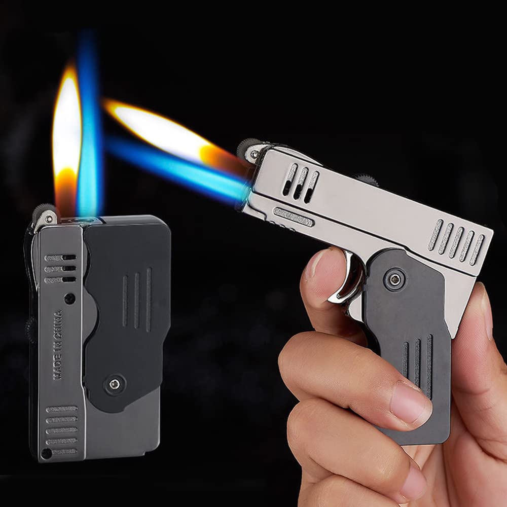 Buy Jet Torch Lighter, Soft/ Jet Flame Switchable Lighter with Lockable Function and Adjustable