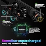 Nakamichi Shockwafe Ultra 9.2.4 Channel Dolby Atmos/DTS:X Soundbar with Dual 10" Subwoofers (Wireless), 4 Rear Surround Effects Speakers, eARC and SSE Max Technology (Flagship) - Image 4