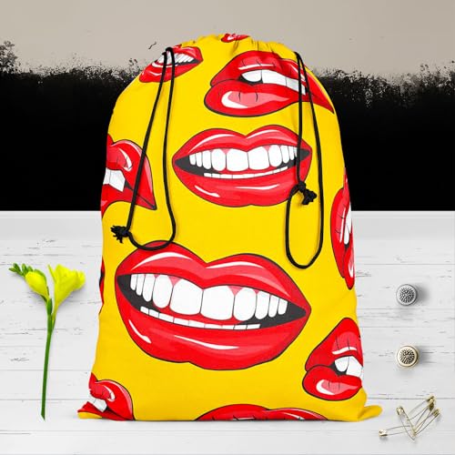 Image of ArtzFolio Silk 25 cms Multicolor Drawstring Gym Bag (AZ5007361SCK FB DS RF R-SP D10-14 SK)
