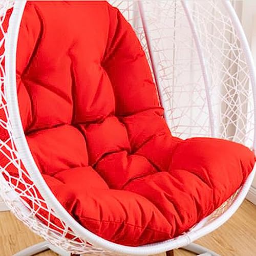 Tjock hängande stolskudde för trädgårdshängmattor gungmatta med ryggstöd bekväm lounge sittdyna för inomhus- och utomhusmöbler