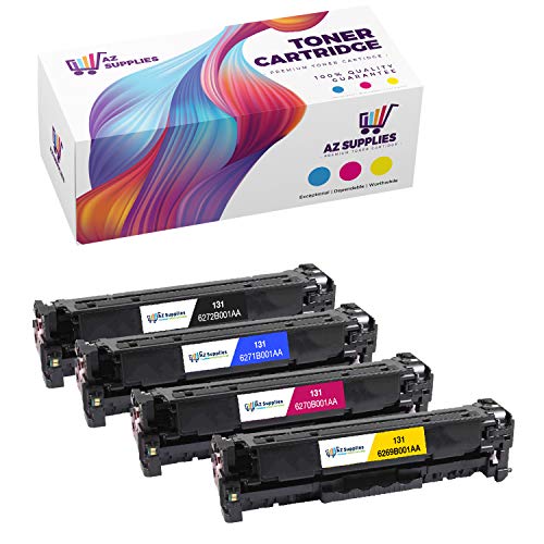 Az Compatible Toner Cartridge Replacement For Canon Crg 131Use In Imageclass Color Mf8280Cw Imageclass Lbp7110Cw (Black, Yellow, Cyan, Magenta, 4-Pack) #TOP15