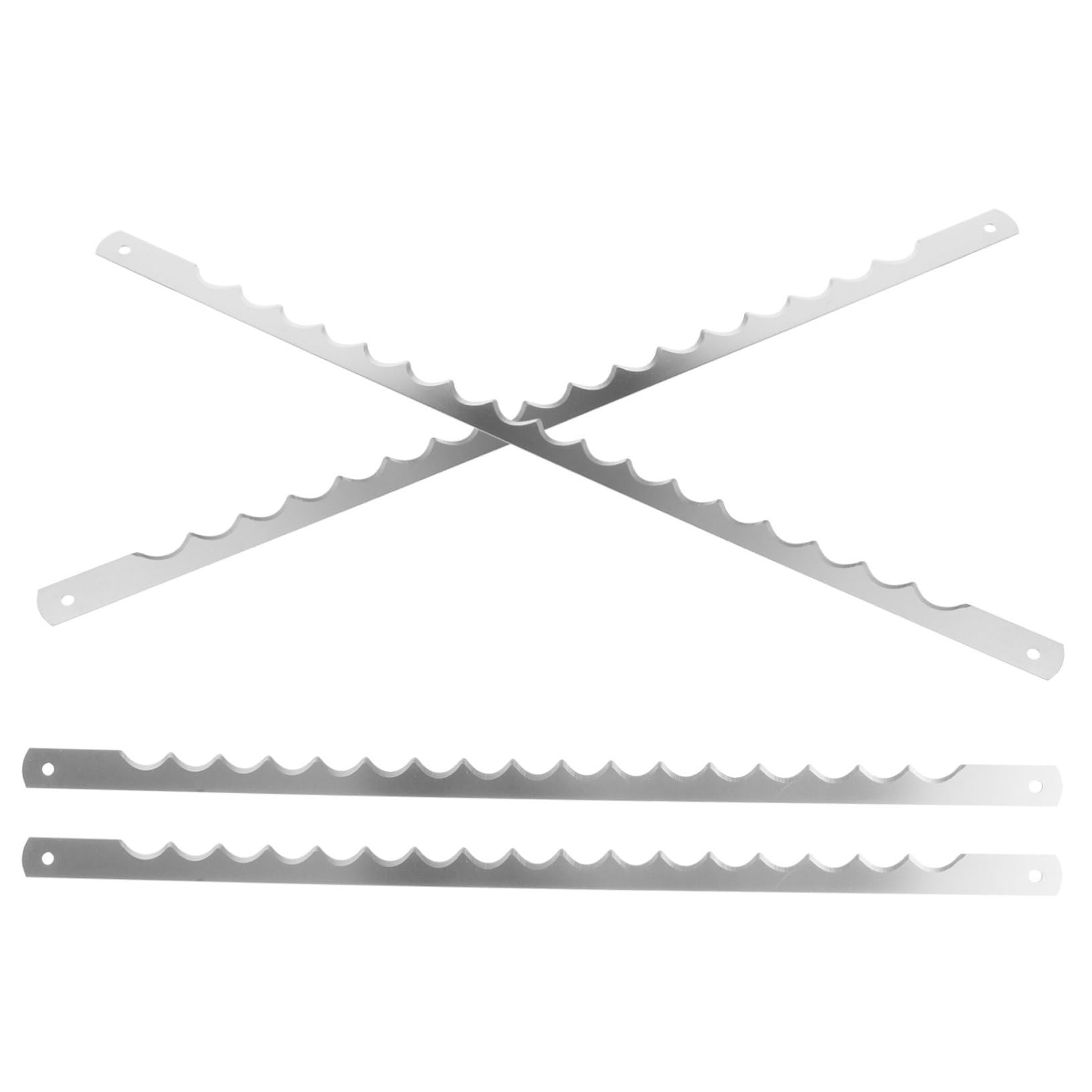 Angoily 20piezas Cuchillas para Cortar Pan Herramientas De Rebanado No Pegajosas De Serras para Máquina De Tostadas Accesorios De Panadería para Hogar y Restaurantes