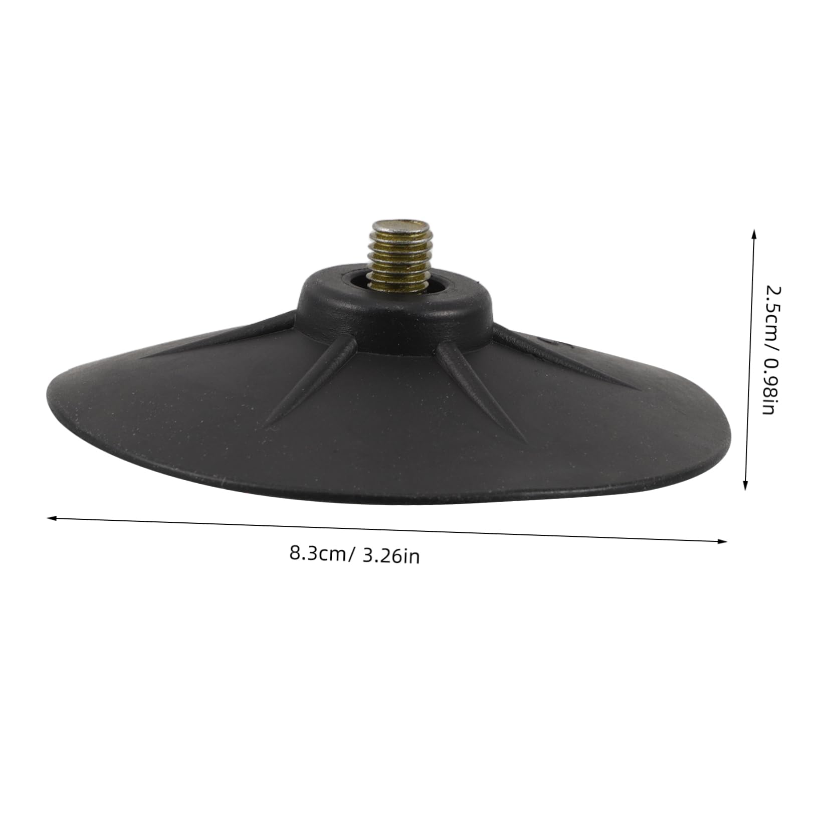 Kisangel 6Pcs Replacement Suction Base for Tumbler Durable Rubber Sandbag Sucker Cups for Easy Installation for Martial Arts Training and Home Fitness