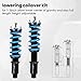 maXpeedingrods Coilover for Honda CR-V 1996-2001 RD1-RD3 FWD & AWD, 24 Level Damper Adjustable Coilovers Suspension Kit, Height Adjustable Shock Absorber Struts, T6 Upgraded Lowering Kit Blue