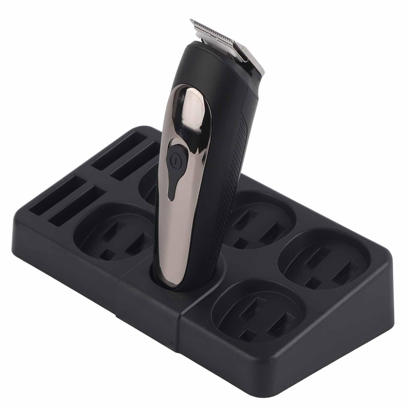 Cortapelos eléctrico profesional multifuncional para barba, peluquero corporal, cortador de pelo para nariz, juego para hombres y mujeres, cuchillas de acero inoxidable, 4 peines
