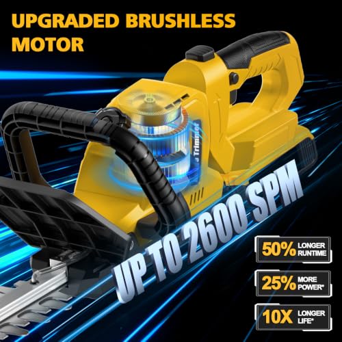Image of Givilo 20.4 inch Hedge Trimmer Cordless Compatible with Dewalt 20V MAX Battery