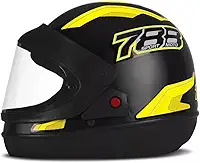 Capacete Fechado Moto Esportivo ABS Injetado Viseira Automática INMETRO Aprovado