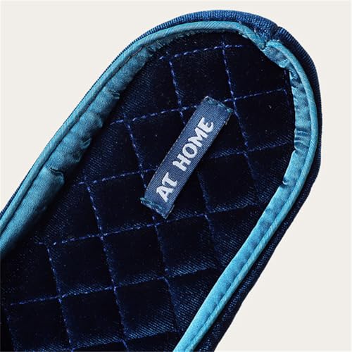 Luxurious Velvet Sandals for Women High Class Slippers with Pompom Elegant House Shoes Indoor Outdoor3