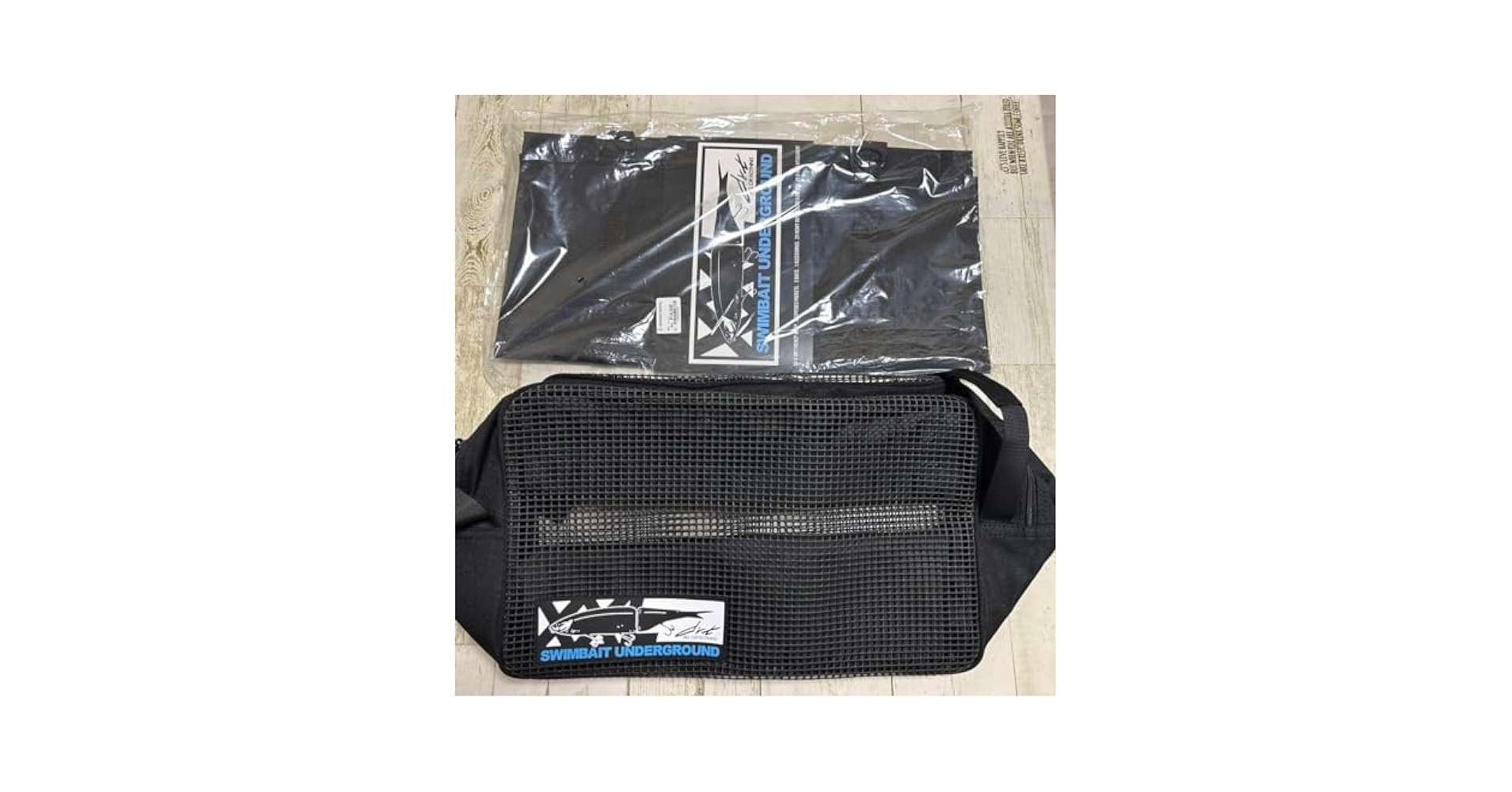 DRT×SU XXL スイムベイトアンダーグラウンド メッシュバッグ タグ付新品 DRT×SU XXL スイムベイトアンダーグラウンド メッシュバッグ