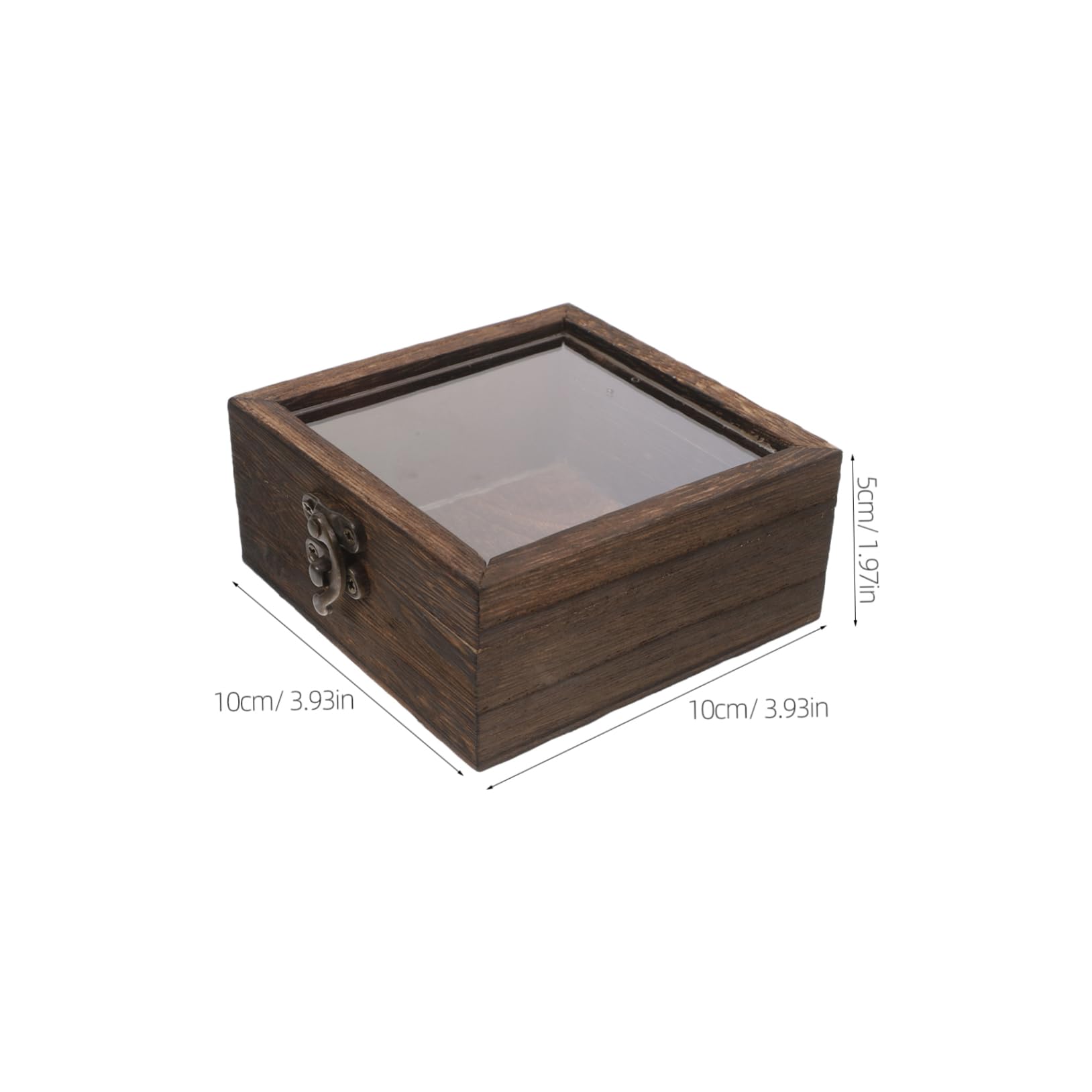 NAMOARLY Terfly Collection Box Insect Specimen Box Wooden Lid Butterfly Decor for Home