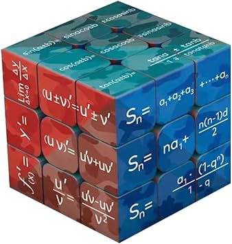 Speed Cube, Special Retro Edition, Original 3x3 Color-Matching Puzzle Classic Pro,UV Printing Element Magic Cube Educational Puzzles Maths