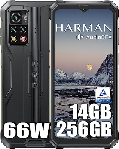 Blackview BV9200(2023) Móvil Resistente, 14GB+256GB (TF 1TB) Telefono movil Android 12, 6.6'' FHD+ 120Hz Móvil Todoterreno con Harman Audio,Carga rápida 66W Cámara de 50MP+16MP, IP68&IP69K/NFC