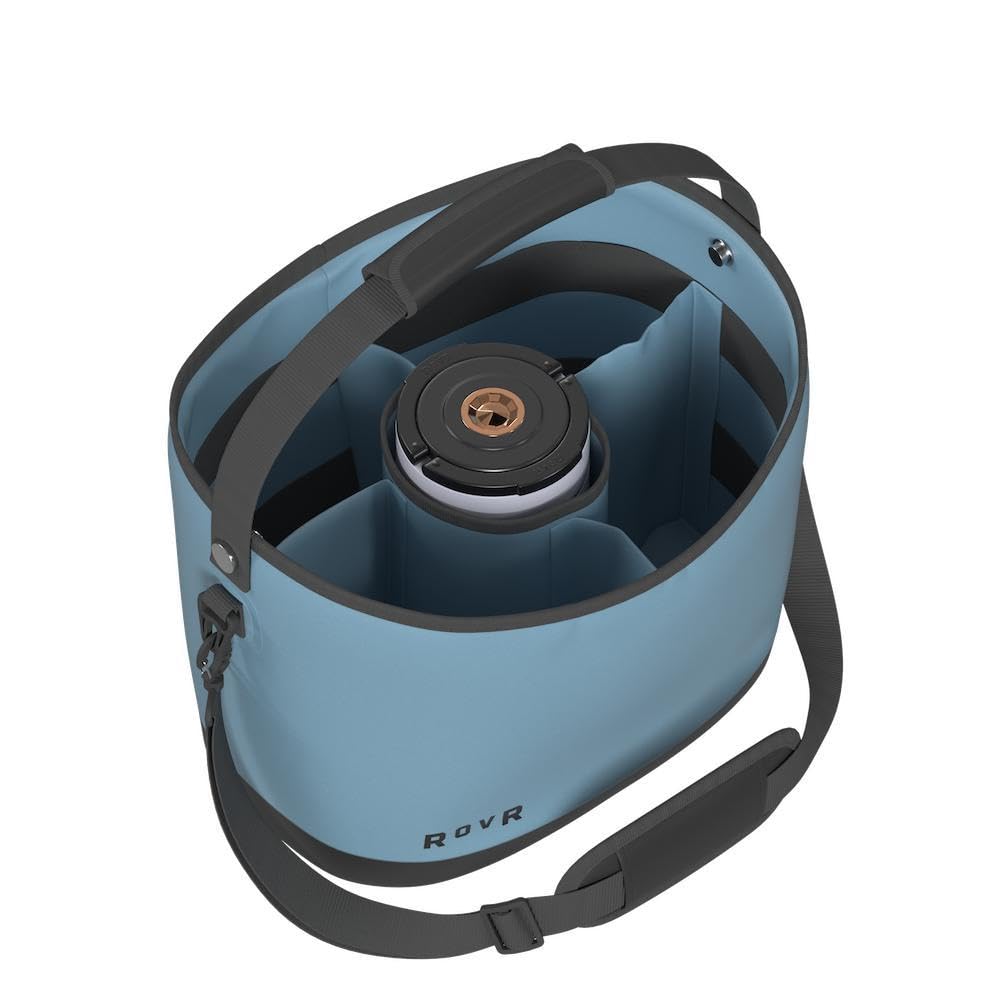 KeepR Soft Cooler Tote Bag with Ice Bucket and Shoulder Strap – Insulated Small Cooler Bag for Beach, Picnics, Travel, and Outdoor Events (South Pacific)