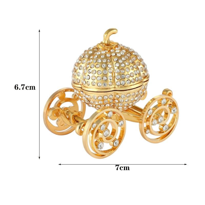Portagioie con diamanti incrostati di metallo smaltato for la...
