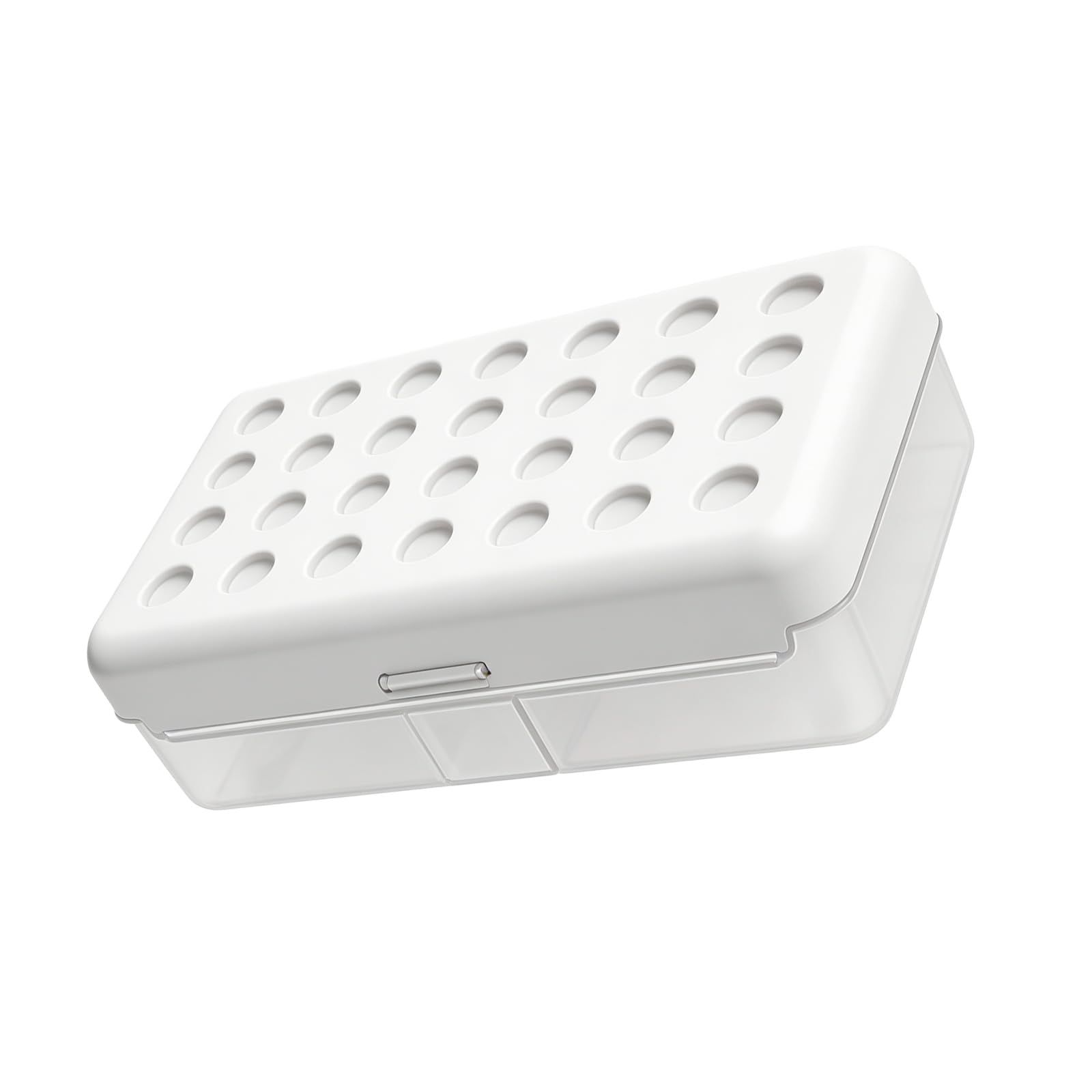carotoe Stackable Pencil Box with Hinged Lid Pencil Organiser Storage Container for Students Artists Safe Container