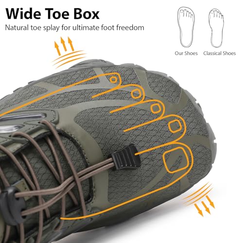 Barefoot Shoes Men Wide Toe Box Zero Drop Minimalist Shoes for Workout Cross-Trainer Walking Hiking Water Weightlifting Grounded Footwear3