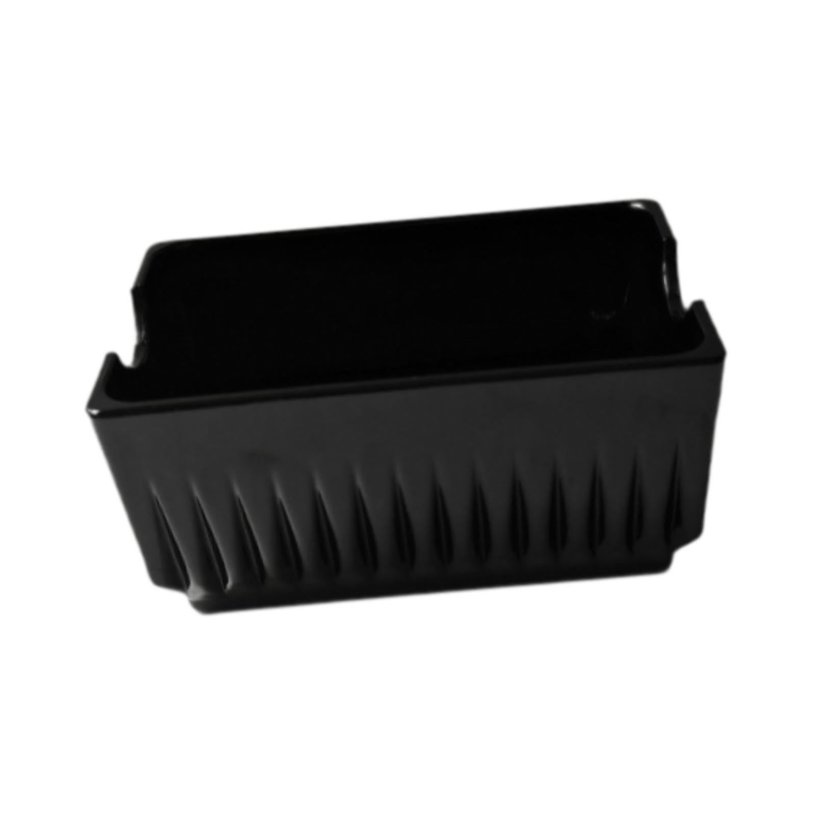 Generic Sugar Packet Holder Storage Container Creamers Display Sugar Packets Caddies Storage Tea Bags Bowl Sugar Caddies for Tabletop Desk, Black, 10.7x6.6x5.3cm