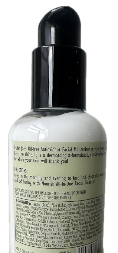 Trader Js Nourish Face Set, All-In-One Facial Cleanser 8.45 fl oz, Oil-Free Antioxidant Facial Moisturizer 6 fl oz and Microdermabrasion Scrub with Pomegranate, Pineapple & Papaya Extracts 2 oz - Image 3