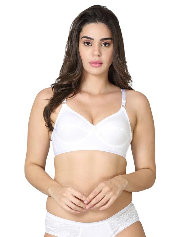 vstar Women's Cotton Non-Padded Wire Free Push-Up Bra-picture-29