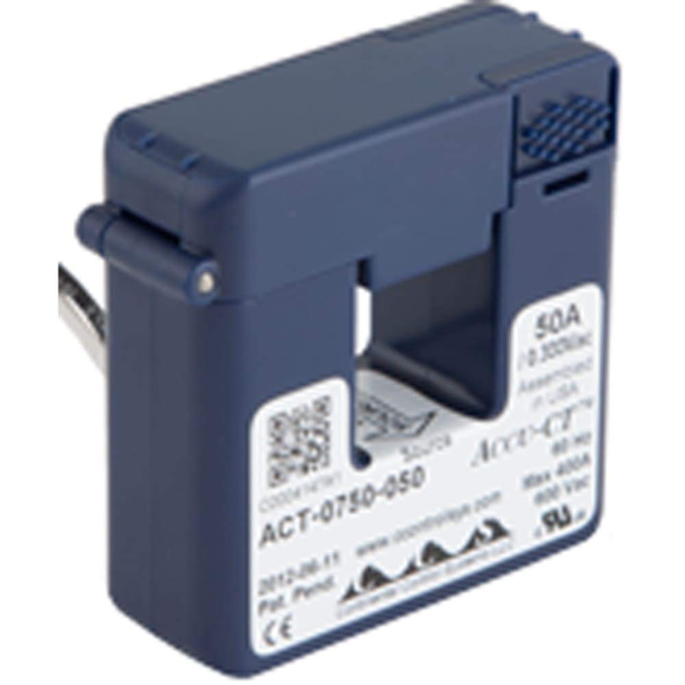 Current Transformer; Split Core; 50 A; 0.333 V; 0.75 in. (1.91 cm) ID